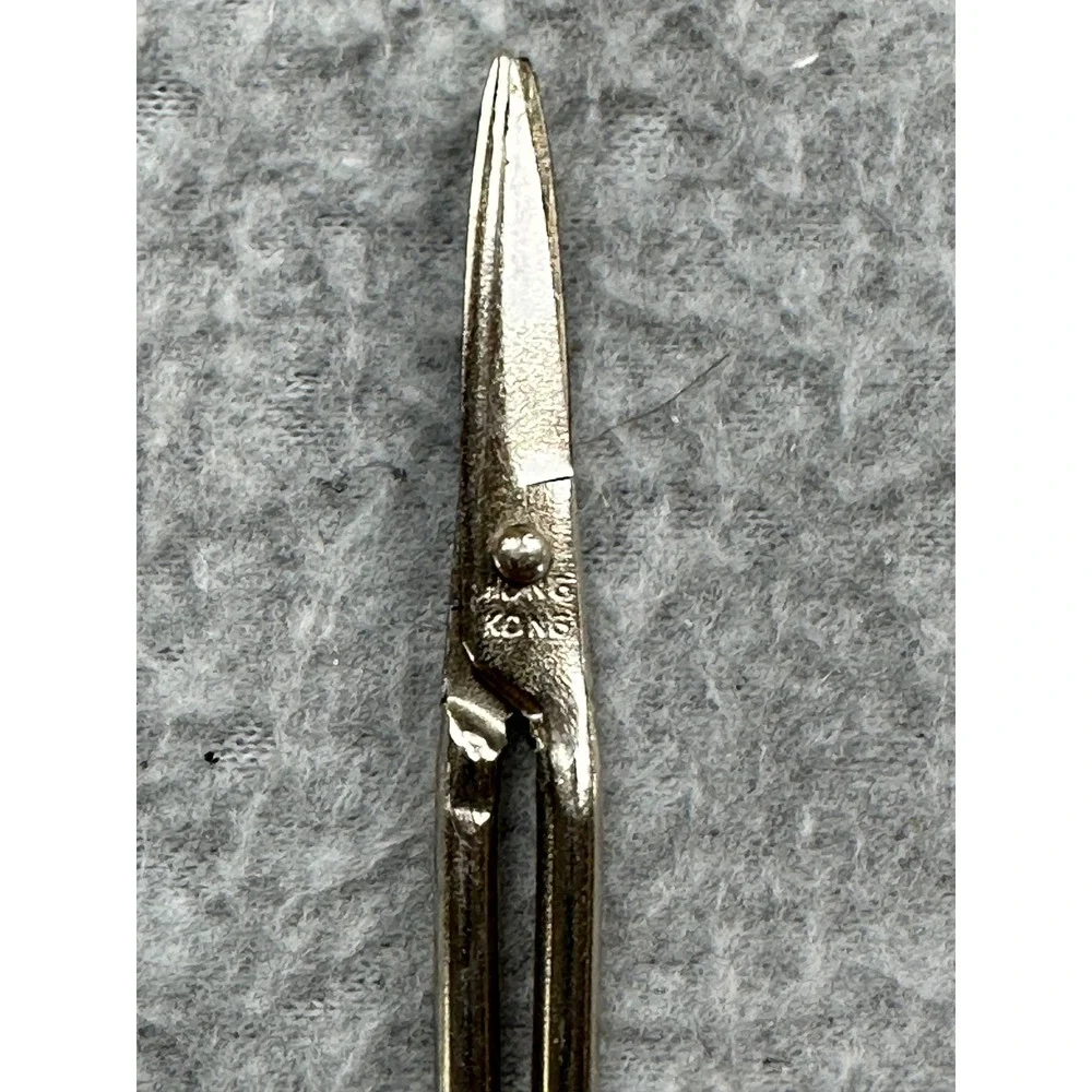 8pc Vintage Miniature Sewing Embroidery Scissors‎ Lot Germany USA Ornate Metal
